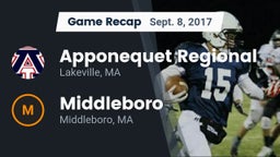 Recap: Apponequet Regional  vs. Middleboro  2017