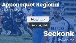 Matchup: Apponequet Regional vs. Seekonk  2017