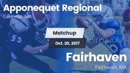 Matchup: Apponequet Regional vs. Fairhaven  2017