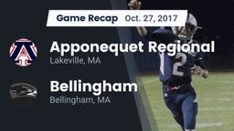 Recap: Apponequet Regional  vs. Bellingham  2017