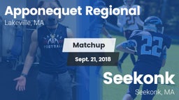 Matchup: Apponequet Regional vs. Seekonk  2018
