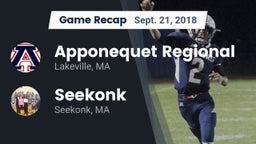 Recap: Apponequet Regional  vs. Seekonk  2018