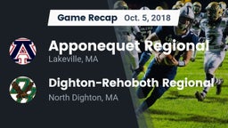 Recap: Apponequet Regional  vs. Dighton-Rehoboth Regional  2018