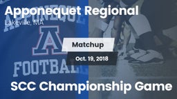 Matchup: Apponequet Regional vs. SCC Championship Game 2018