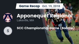 Recap: Apponequet Regional  vs. SCC Championship Game (Bourne) 2018