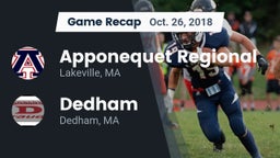 Recap: Apponequet Regional  vs. Dedham  2018