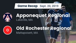 Recap: Apponequet Regional  vs. Old Rochester Regional  2019