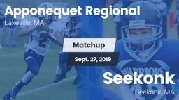 Matchup: Apponequet Regional vs. Seekonk  2019