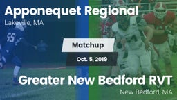Matchup: Apponequet Regional vs. Greater New Bedford RVT  2019