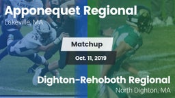Matchup: Apponequet Regional vs. Dighton-Rehoboth Regional  2019