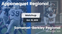 Matchup: Apponequet Regional vs. Somerset-Berkley Regional  2019