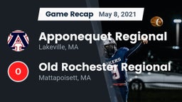 Recap: Apponequet Regional  vs. Old Rochester Regional  2021