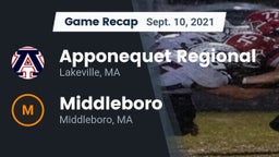 Recap: Apponequet Regional  vs. Middleboro  2021