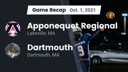 Recap: Apponequet Regional  vs. Dartmouth  2021