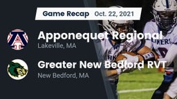 Recap: Apponequet Regional  vs. Greater New Bedford RVT  2021