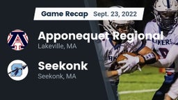 Recap: Apponequet Regional  vs. Seekonk  2022