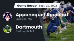 Recap: Apponequet Regional  vs. Dartmouth  2023