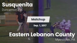 Matchup: Susquenita High vs. Eastern Lebanon County  2017
