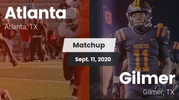 Matchup: Atlanta  vs. Gilmer  2020