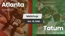 Matchup: Atlanta  vs. Tatum  2020
