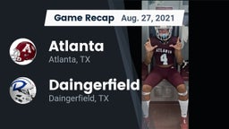 Recap: Atlanta  vs. Daingerfield  2021