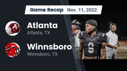 Recap: Atlanta  vs. Winnsboro  2022