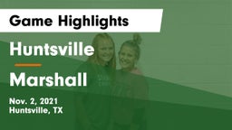 Huntsville  vs Marshall  Game Highlights - Nov. 2, 2021