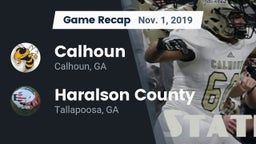 Recap: Calhoun  vs. Haralson County  2019