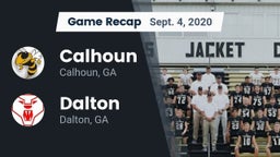 Recap: Calhoun  vs. Dalton  2020