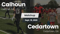 Matchup: Calhoun  vs. Cedartown  2020