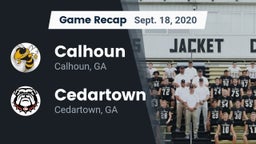 Recap: Calhoun  vs. Cedartown  2020
