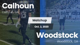 Matchup: Calhoun  vs. Woodstock  2020
