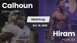 Matchup: Calhoun  vs. Hiram  2020