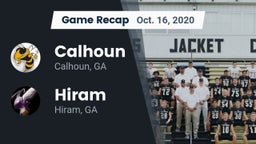 Recap: Calhoun  vs. Hiram  2020