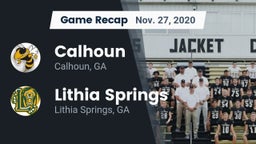 Recap: Calhoun  vs. Lithia Springs  2020