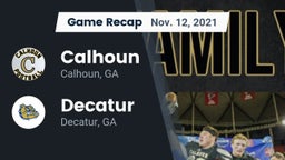 Recap: Calhoun  vs. Decatur  2021