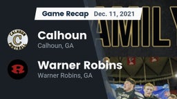 Recap: Calhoun  vs. Warner Robins   2021