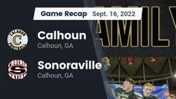 Recap: Calhoun  vs. Sonoraville  2022