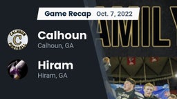 Recap: Calhoun  vs. Hiram  2022