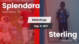 Matchup: Splendora High vs. Sterling  2017