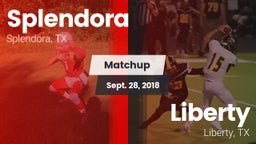 Matchup: Splendora High vs. Liberty  2018