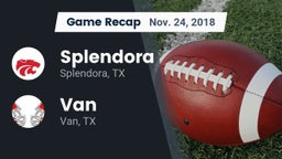 Recap: Splendora  vs. Van  2018