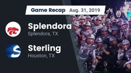 Recap: Splendora  vs. Sterling  2019