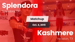 Matchup: Splendora High vs. Kashmere  2019