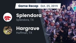 Recap: Splendora  vs. Hargrave  2019