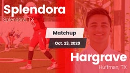 Matchup: Splendora High vs. Hargrave  2020