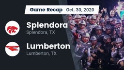 Recap: Splendora  vs. Lumberton  2020