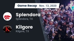Recap: Splendora  vs. Kilgore  2020
