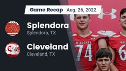 Recap: Splendora  vs. Cleveland  2022