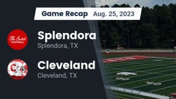 Recap: Splendora  vs. Cleveland  2023
